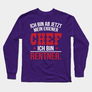 Ich bin rentner (white) Long Sleeve T-Shirt